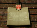 Stadttafel Backsteinbau von Fritz Höger Stadttafel Backsteinbau von Fritz Höger