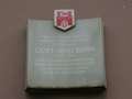 Stadttafel Gottfried Benn Stadttafel Gottfried Benn