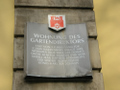 Stadttafel Wohnung der Gartendirektors Stadttafel Wohnung der Gartendirektors