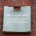 Stadttafel Lindener Rathaus II Stadttafel Lindener Rathaus II
