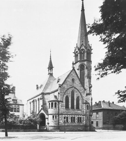 Reformierte Kirche 1900, Quelle:Bildarchiv Foto Marburg