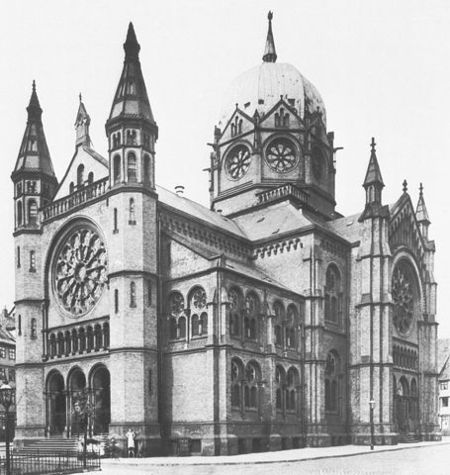 Synagoge in Hannover 1890, Quelle:Bildarchiv Foto Marburg